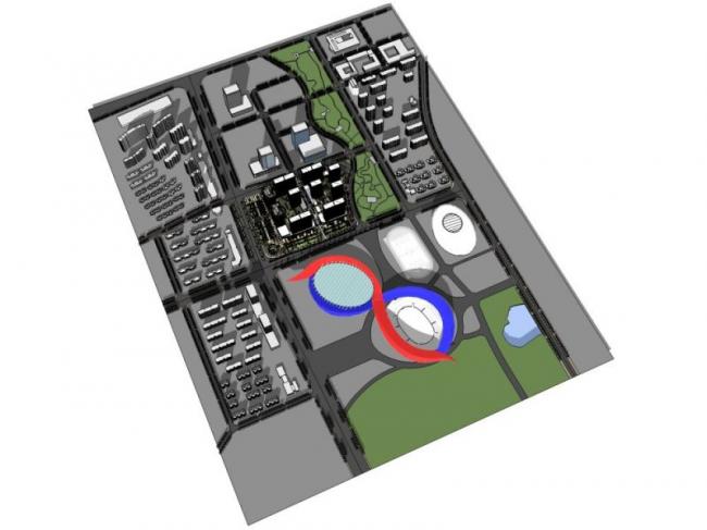 Sketchup住宅模型|高层住宅区,现代风格 Sketchup住宅模型|高层住宅区,现代风格