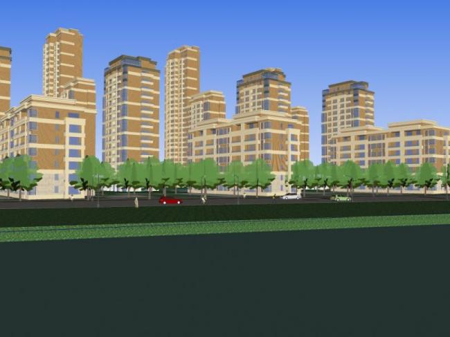 Sketchup住宅模型|高层住宅,现代风格 Sketchup住宅模型|高层住宅,现代风格