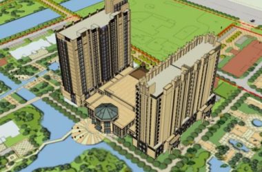 Sketchup住宅模型|高层住宅区,古典风格-BIM建筑网