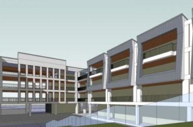 Sketchup学校模型|多层学校,校园教育建筑,现代风格-BIM建筑网
