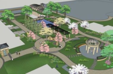 Sketchup景观模型|小区景观,住宅景观,古典风格-BIM建筑网
