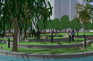 Sketchup景观模型|小区景观,住宅景观,古典风格-BIM建筑网