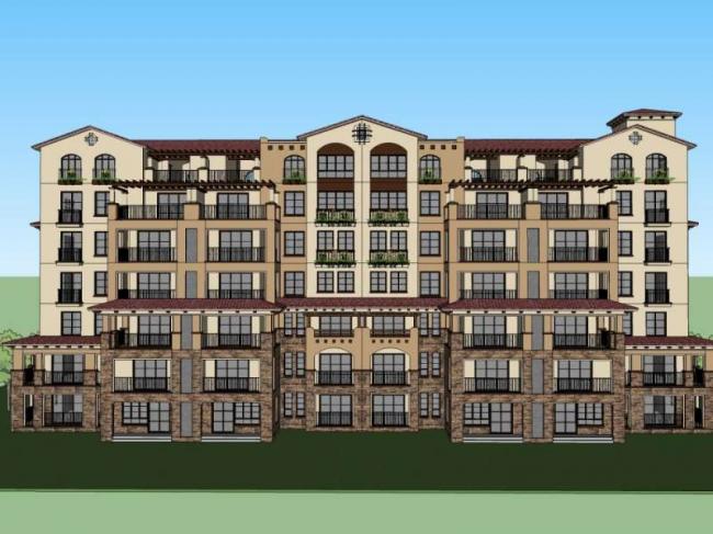 Sketchup住宅模型|多层住宅,古典风格 Sketchup住宅模型|多层住宅,古典风格