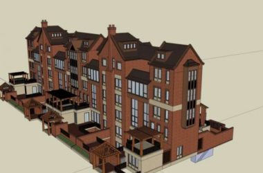 Sketchup住宅模型|多层住宅,古典风格-BIM建筑网