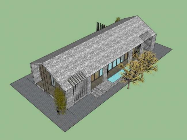 Sketchup住宅模型|住宅,坡屋顶,现代风格 Sketchup住宅模型|住宅,坡屋顶,现代风格