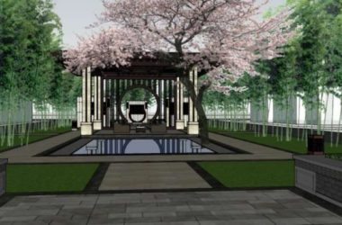 Sketchup小品模型|亭子,中式风格,小品-BIM建筑网