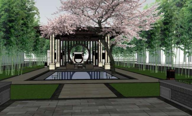 Sketchup小品模型|亭子,中式风格,小品 Sketchup小品模型|亭子,中式风格,小品