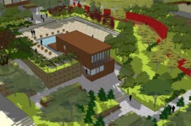 Sketchup景观模型|广场景观,现代风格-BIM建筑网