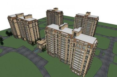 Sketchup住宅模型|小高层住宅,居住建筑,古典风格-BIM建筑网