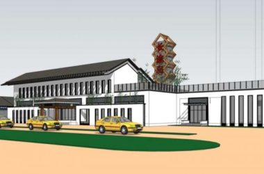 Sketchup车站路桥|多层码头,中式风格-BIM建筑网