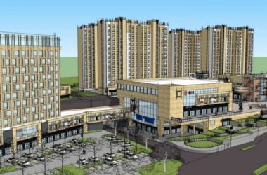 Sketchup住宅模型|高层住宅,底层商业,现代风格-BIM建筑网