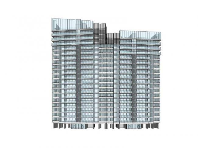 Sketchup住宅模型|高层住宅,现代风格 Sketchup住宅模型|高层住宅,现代风格