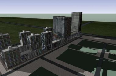 Sketchup住宅模型|高层住宅,现代风格-BIM建筑网