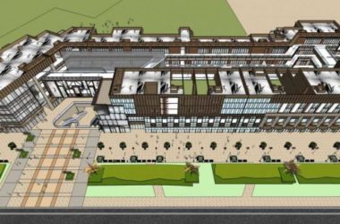 Sketchup商业模型|多层商业街,现代风格-BIM建筑网