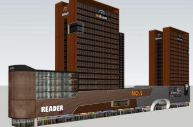 Sketchup综合体模型|多高层综合体,办公,底层商业,酒店,公寓,古典风格-BIM建筑网