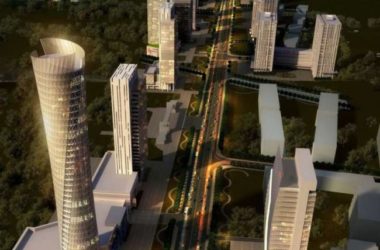 Sketchup综合体模型|超高层综合体,办公楼,底层商业,酒店,公寓,住宅,现代风格-BIM建筑网