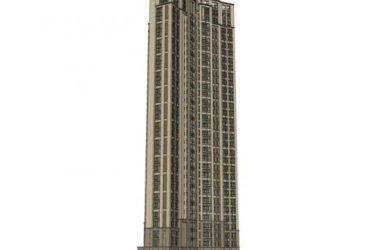 Sketchup住宅模型|超高层住宅楼,古典风格-BIM建筑网