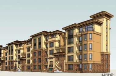 Sketchup住宅模型|多层联排住宅,欧式风格-BIM建筑网