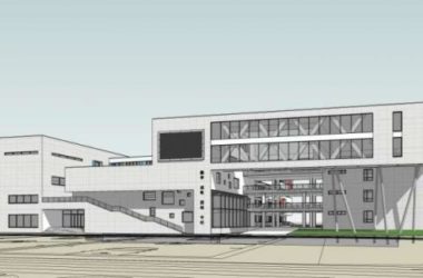 Sketchup学校模型|多层学校,校园教育建筑,现代风格-BIM建筑网