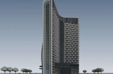 Sketchup办公模型|高层办公楼,现代风格-BIM建筑网