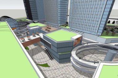 Sketchup商业模型|高层办公楼,购物中心,商业,综合体,现代风格-BIM建筑网