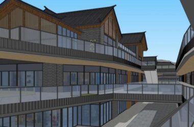 Sketchup商业模型|多层商业街,中式风格-BIM建筑网