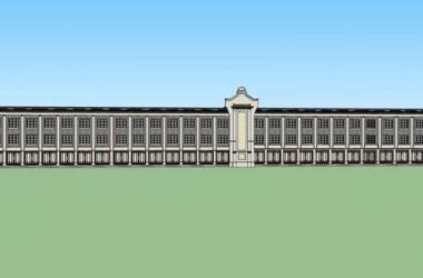 Sketchup商业模型|商业街道建筑,古典风格-BIM建筑网