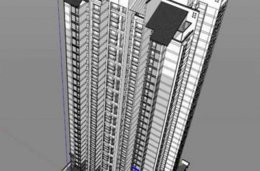 Sketchup住宅模型|超高层住宅楼,现代中式-BIM建筑网