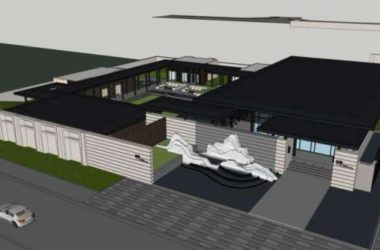 Sketchup住宅模型|低层售楼处,商业建筑,现代风格-BIM建筑网