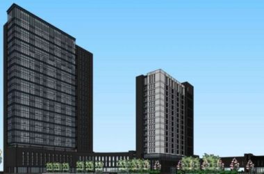 Sketchup办公模型|高层电子电器产业园科研楼,办公楼,现代风格-BIM建筑网