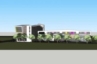 Sketchup学校模型|多层南昌县第三幼儿园,校园教育建筑,现代风格-BIM建筑网
