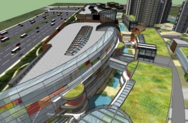 Sketchup商业模型|多层商业中心,现代风格-BIM建筑网