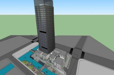 Sketchup办公模型|超高层办公楼,写字楼,现代风格-BIM建筑网