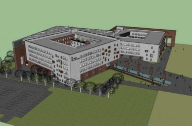Sketchup学校模型|多层大学建筑院,校园教育建筑,现代风格-BIM建筑网