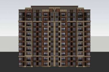 Sketchup住宅模型|高层住宅,西式古典风格-BIM建筑网