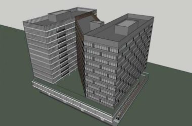 Sketchup办公模型|高层办公楼,现代风格-BIM建筑网