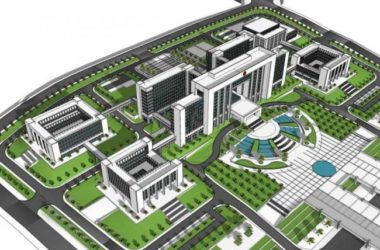 Sketchup办公模型|行政中心规划办公楼,多层高层,现代风格-BIM建筑网