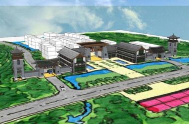 Sketchup商业模型|商业区大门设计,中式古典风格-BIM建筑网