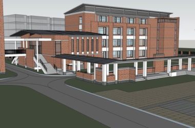 Sketchup学校模型|多层小学学校,校园教育建筑,现代中式风格-BIM建筑网