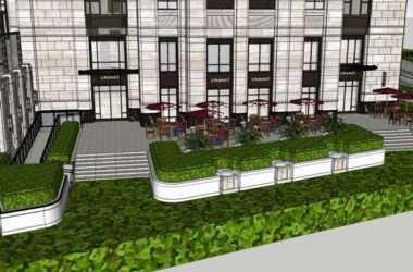 Sketchup综合体模型|超高层综合体,会所,办公,商业,住宅,古典风格-BIM建筑网