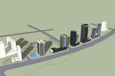 Sketchup综合体模型|高层办公楼,购物中心,商业,综合体,现代风格-BIM建筑网