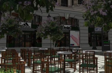 Sketchup商业模型|多层商业街,步行街,古典风格-BIM建筑网