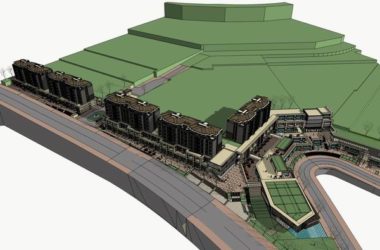 Sketchup商业模型|多层办公楼,住宅,商业,古典风格-BIM建筑网