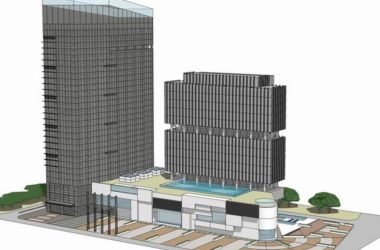 Sketchup综合体模型|多高层综合体,办公楼 ,商业,购物中心,现代风格-BIM建筑网