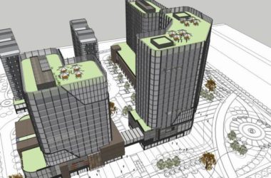 Sketchup综合体模型|多高层综合体,办公,住宅公寓,底层商业,现代风格-BIM建筑网