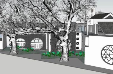 Sketchup商业模型|多层商业街游客中心,多层商业街,现代中式风格-BIM建筑网