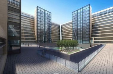 Sketchup办公模型|多层办公楼,现代风格-BIM建筑网