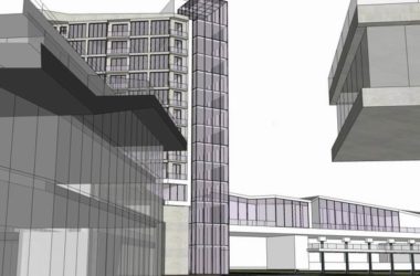 Sketchup综合体模型|多高层综合体,办公楼,酒店,商业,现代风格-BIM建筑网