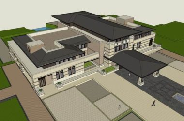 Sketchup住宅模型|多层重庆·协信星都会会所,住宅,古典风格-BIM建筑网