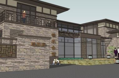 Sketchup文化模型|多层榆木会馆,文化建筑,古典风格-BIM建筑网